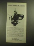 1987 Questar QM1 Ad - System For The Laboratory. Fixed Price $17.99.