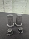 Leica Microscope Cover Handles (set Of 2) W/ Drive Knobs - Lot. Fixed Price $175.00.