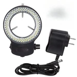 144 Led Intensity-adjustable Ring Light Stereo Microscope Accessory Lamp Black. Fixed Price $23.67.
