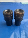 Leica Hc Plan 10X/22M Adjustable Microscope Eyepieces W/eyeglass Rim 507807. Fixed Price $135.00.