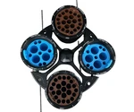 Sorvall Heraeus 6445 Swinging Rotor 75006441H Buckets W/ Inserts. Fixed Price $599.99.