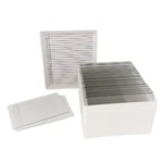 Premiere Large Format 3" X 2" Glass Microscope Slides In Storage Case, 25 Count. Fixed Price $15.00.
