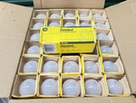 (60 Bulbs) Ge 100W Frosted White Light Bulbs, A19, 1680 Lumens, 130V, New Sale. Fixed Price $225.00.
