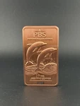 Oz Copper Bar .999 First Edition Limited 100 Pieces Dolphin Serial Number. Fixed Price $69.85.