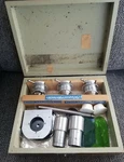 Vintage Ernst Leitz Wetzlar Germany Lens 22-100,11 & Microscope Kit 1/1 On. Fixed Price $356.25.