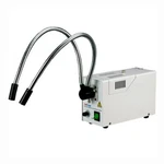 Amscope 150W Fiber Optic Dual Gooseneck Microscope Illuminator. Fixed Price $438.99.