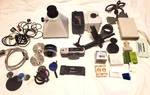 Vintage Imaging Lot Olympus C-35AD-4, Leitz Wetzlar Wild Mps 51S, Stage, Lenses. Fixed Price $195.99.