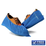 100 Blue Shoe Covers Boot Non-skid & Fluid Proof Heavy Duty Disposable Xl. Fixed Price $19.95.