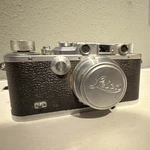 Leica D.r.p. Ernst Leitz Wetzlar Rangefinder Camera Summar 5CM F/2 Lens Case. Fixed Price $499.00.