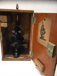 1920 Era Carl Zeiss Jena Microscope With Original Wood Case/hardware No. 196036. Fixed Price $275.00.