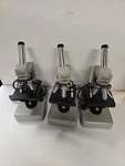 3X Ward's WF10X Lighted Microscope Lot 5X 40X Triscope Wards. Fixed Price $35.00.