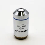 Olympus Microscope Objective Ach 40X /0.17. Fixed Price $189.00.