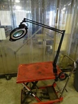 Electrix Clamp-on Magnifying 120V 60HZ 22W, 7122A. Fixed Price $98.00.