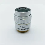 Olympus Microscope Objective Neodplan 10X Metallurgical /- F=180. Fixed Price $300.00.