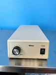 Nikon Microscope Lamp Power Supply Unit TE-PS100, 100-120 Vac In, Output: 12V. Fixed Price $895.00.