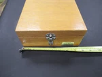 Olympus Japan Antique Empty Wood Box Microscope Part As Pictured TE-4. Fixed Price $49.00.