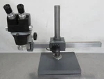T183676 Reichert Stereo Star 570 Zoom Microscope W/ Boom Stand. Fixed Price $300.00.