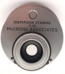 Mccrone Associates X10 Dispersion Staining Microscope Objective Lens - Excellent. Fixed Price $214.52.