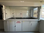 8' Fisher Hamilton "concept" Fume Hood Polymer Lining Epoxy Work Bench. Fixed Price $6600.00.
