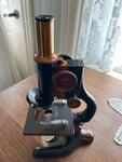 Vintage Bausch And Lomb Patent 1915 Antique Microscope, Rochester,new York. Fixed Price $75.99.