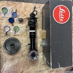 Ernst Leitz Wetzlar External Microscope Illuminator & Case No 2043. Fixed Price $299.00.