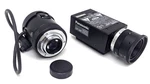 Panasonic Gp-mf 602 Industrial Camera With Computar 12MM 1:1.2 Lenses Working. Fixed Price $90.00.