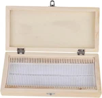 Biology Glass Prepared Microscope Specimens Wooden Storage Box Case. Fixed Price $19.31.