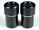 Pair Vintage Ao American Optical Spencer 10X Wf Microscope Eyepieces Cat. 146B. Fixed Price $39.95.
