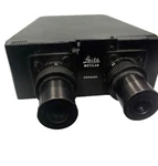 Leitz Wetzlar Microscope Binocular Head With Periplan Gf Eye Piece Lens 10X / 18. Fixed Price $100.00.
