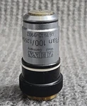 Zeiss Microscope Objective Plan 100/1.25 Oel 46 19 10-9902. Fixed Price $89.00.
