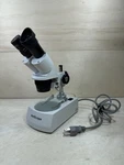 Amscope SE305 Forward Binocular Stereo Microscope, WF10X And WF5X Eyepieces. Fixed Price $99.99.