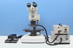 Leica MZ16A Stereo Microscope, Hl Stand, Motor Drive & 2 Lcd Light Units. Fixed Price $7000.00.
