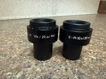 Carl Zeiss E-pl 10X/20 Microscope Eyepiece Set Part 44 40 37 Excellent Optics. Fixed Price $146.23.