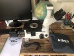 Nikon MA100 Inverted Metallugical Microscope - 4 Plan Fluor Lenses + Camera. Fixed Price $5999.00.
