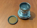 Good Condition Leica Leitz Summar 5CM 50MM F/2 Lens + Original Green Filter. Fixed Price $374.50.