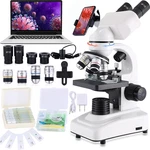 Compound Microscope 40X-2500X Research Class Professional WF10X And. Fixed Price $199.99.