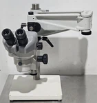 Nikon SMZ645 Stereo Zoom Microscope Leeds LMS-300 Articulating Arm Boom Stand. Fixed Price $1476.00.
