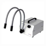 Amscope HL150-AY 150W Fiber Optic Dual Gooseneck Microscope Light Illuminator,. Fixed Price $395.00.