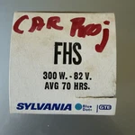 Sylvania Gte Fhs Av/photo Lamp 82V 300W Projection Bulb -blue Dot Usa. Fixed Price $12.35.