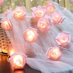 Fantasee Led Pink Rose Flower String Lights Battery Operated For Wedding Home. Fixed Price $34.15.