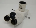 Carl Zeiss Axioskop Trinocular Microscope Head With Photo Tube. Fixed Price $539.99.
