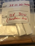 Zeiss 12V 30W Light Bulb 380120-7040 Porcelain Base. Fixed Price $22.00.