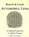 Bausch Lomb Automobile Lens Advertising Brochure. Fixed Price $87.96.