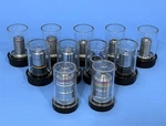 Microscope Objective Lens Lot Of 11 Fisher, Lumiscope, More. Fixed Price $40.00.