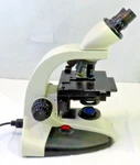 Leica Cme Binocular Microscope W/4 E2 Achro Objectives, Parts/repair. Fixed Price $294.00.