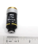 Nikon Microscope Objective Plan 10X/0.25 Wd 7.0 MRL00102 OFN22 For E200. Fixed Price $110.00.