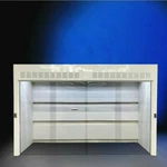 10' Chemical Fume Hood Exhaust / Laboratory Walk-in Fisher American E2-374. Fixed Price $25750.00.