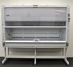 8' Laboratory Bench Fume Hood W/ Valves Sash Refurbished E1-459. Fixed Price $15360.00.
