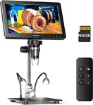 Tomlov Digital Microscope 1500X 20MP 10.1" Coin Pcb Magnifier Hdmi. Fixed Price $99.00.