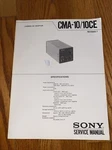 Sony Camera Ac Adapter CMA-10/CMA-10CE REVISED-1 Service Manual. Fixed Price $15.00.